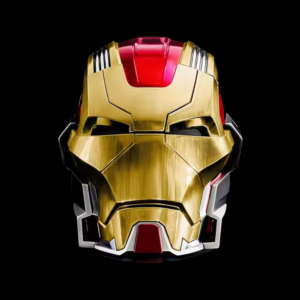 Iron Man MK17 Helmet (Red and Gold) – 1:1 Wearable Replica with Voice Control